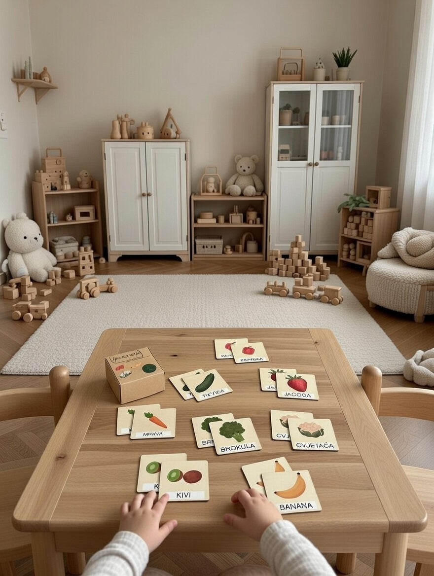 Drveni Memory – edukativna igra za djecu